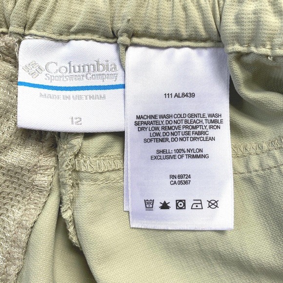 Columbia Psych to Hike Women Shorts - Lightweight Omni-Shade- Size 12 - Picture 10 of 11